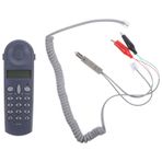 Gatuida 1 Set Telefon Telefon Hattı Ağ Kablosu Test Cihazı Popo Testi Test Cihazı Yan Hakem Aracı Kablo Seti Konnektörler Ve Marangoz Ile