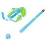 Gatuida 1 Takım Çocuk Şnorkel Kıyafeti Çocuklar Dalış Maskesi Şnorkel Yüzücü Maskesi Dişli Çocuklar Şnorkel Aksesuarları Tüplü Dişli Erkekler Ve Kadınlar Sızdırmaz Silika Jeli Oyuncak Seti