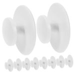 Gatuida 1 Takım Dolap Kapağı Kolu Yapışkanlı Kulp Mutfak Dolabı Çekmece Kendinden Yapışkanlı Etiket Hazır Dolap Çekmece Mini Tutamak Yardımcısı Kapı Dolabı Plastik Beyaz 10 Parça