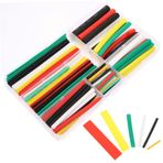 Gatuida 1 Takım Tel Kiti Için Diy Küçülen Manşon Yama Kabloları ısı Büzüşmesi Kablolama Kiti ısıyla Daralan Makaron Endüstriyel Boru Güç Kaynağı Için Boru Pe Manşon Tüpü 18 Awg Tel Plastik