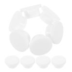 Gatuida 10 Adet Lavabo sızdırmazlık kapağı Lavabo taşma kapağı Lavabo su taşma kapağı Yıkama lavabosu taşma kapağı gider kapağı lavabo fişi banyo lavabosu taşma halkası plastik beyaz