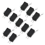 Gatuida 10 Parça elektrik aç/kapat Kavşak noktası Kanca LED dimmer sınırlayıcı kiti şarj cihazı itmek Kablosuz Işık fren kablosuz ışık limit tetik düğmesi Devre kartı buton mikro