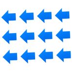 Gatuida 12 Adet Uyarı satırı tanımlama işareti duvar dekor ruj şekli kalem mesafe logo halı çıkartmalar ok zemin çıkartması ok çıkartması çıkış yapmak aplike yön oku etiket 5s uyarı hattı