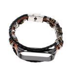 Gatuida 2 Bileklik Kadınlar Için Saat Bantları 6 Için Yedek Saat Bandı Mi Band 6 Için Vintage Boncuklu Saat Kayışı Saat Kayışı Değiştirme Yedek Diy Kayış Metal Çerçeve Fitness Sedefli