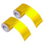 Gatuida 2 Rulo folyo bant derz sızdırmazlık bandı metal bant yapıştırıcı kaset koli bandı kendin yap bant yapışkan sızdırmazlık bandı boru hattı yapışkan bant Elyaf kumaş butil kauçuk