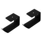 Gatuida 2 Takım Metal Askı Kulaklık Klip Tutucu Kulaklık Standı Montajı Duvara Monte Kanca Katlanabilir Kulaklık Standı Kulaklıklar Masa Için Duruyor Kulaklik Yapışkan Koltuk Ütü Masaüstü