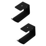 Gatuida 2 Takım Metal Askı Masa Kulaklık Askısı Kulaklık Standı Askı Kulaklıklar Masa Için Duruyor Kulaklık Klip Tutucu Katlanabilir Kulaklık Standı Bilgisayar Duvar Asılı Ütü Sunum Standı