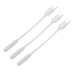 Gatuida 3 Parça Type-c - 3,5 Mm Adaptörü 3,5 Mm Adaptöre Kablosu Adaptörü Usb c - 3,5 Mm Adaptörü Usb Tip c Ila 3,5 Mm Usb Adaptörleri Usb Adaptörü Kulaklık Dönüştürücü Beyaz