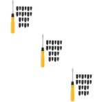 Gatuida 3 Takım Lastik Tamir Kiti Araba Delinme Onarım Vidaları Lastik Için Lastik Çiviler Vakum Lastik Tamir Tırnak Lastiği Kauçuk Vida Lastik Tamir Vidası Tamir Kauçuk Vida