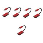 Gatuida 5 Adet Kablosu Adaptörü Aux Adaptörüne Usb Not 10 Artı Kulaklık Jakı Adaptörü Usb'den 3,5 Mm Jak Adaptörüne Tip- 2' 1 Arada Adaptör Kulaklik Tpe Dönüştürücü Çok Işlevli