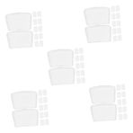 Gatuida 5 Takım Cam Kırma Pensesi Seti Vida Pense Araçları Donanım Jel Kalem Cam Kesme Aletleri Cam Işleme Malzemeleri Kauçuk Pense Cam Pense İpuçları Pvc Transparent 12 Adet * 5
