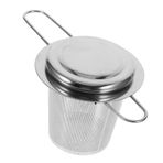 Gatuida Çay bölmesi Paslanmaz Çelik Çay Süzgeci Katlanabilir Çay Sürahisi çay poşeti Çay Infuser Kapağı Çay süzme aracı Çay Filtresi Çaydanlık süzgeci gevşek çay için çay süzgeçleri Silver