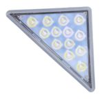 Gatuida Güneş Adım Işığı Aydınlatma dekorasyonu Üçgen şekilli merdiven lambası dış mekan LED ışıkları güneş enerjili yol ışıkları güneş merdiven ışıkları açık güneş dış mekan ışıkları