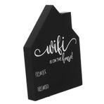 Gatuida Misafir Odası Için Wifi Şifre Işareti Otel Için Wifi Işareti Misafirler Için Wifi Işareti Otel Kablosuz Ağ Işareti Ofis Için Wifi Işareti Wifi Için Işaret Kurulu Siyah Ahşap
