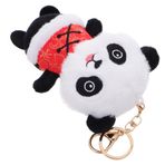Gatuida Panda Anahtarlık Panda Bambu Ile Doldurulmuş Hayvan Sevimli Panda Minyatür Anahtarlıklar Panda Mimi Panda Kolye Peluş Oyuncaklar Peluş Bebek Kolye Panda Keycian Gelincik Yapağı