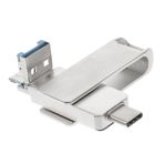 Gatuida Telefon Veri Aktarım Cihazı Yüksek Anahtarlık Sürücü Metal Flash Sürücü Veri Depolama Kalem Sürücü Dosya Paylaşım Flash Kartı Akıllı Telefon Zip Sürücüsü 16g Flaş Bellek Usb