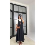 GAUS CO Lacivert Twst Model Elbise Tshirt İkili Takım GAUS-01442