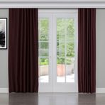 Gauze Fabric Design Blackout Bordo Karartma Özellikli Fon Perde 100 x 260