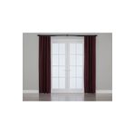Gauze Fabric Design Blackout Bordo Karartma Özellikli Fon Perde 100 x 270