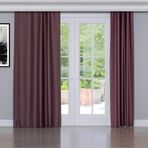 Gauze Fabric Design Blackout Gül Kurusu Karartma Özellikli Fon Perde 225 x 200