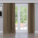 Gauze Fabric Design Blackout Sarı Bej Karartma Özellikli Fon Perde 300 x 260