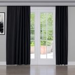 Gauze Fabric Design Blackout Siyah Karartma Özellikli Fon Perde 250 x 270