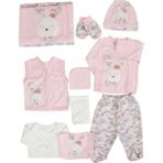 Gaye Bebe Gaye Bebe Tavşanlı Kız Bebek 10'lu Hastane Çıkışı - 0 - 3 Ay - Açık Pembe