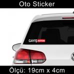 Gayış Edition Sticker Araba Cam Yazıları 2 Adet