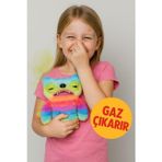 Gaz Çıkaran Fuggler Fart Face Sesli Hareket Sensörlü Komik Çirkin Peluş Oyuncak Wide Eyed Weirdo 22c