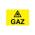 Gaz Uyarı Tabelası - 50x70 Alüminyum Kompozit Panel - DG15