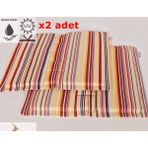 Gazelle Metal Gazelle Mıknatıslı Manyetik Minder, Magnetic Cushion, Sandalye Minderi-Renkli Çizgili - 2