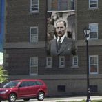 Gazi Mustafa Kemal Atatürk - Şık Takım Elbiseli - Modern Atatürk - Poster Cephe Bayrak - 300x450cm