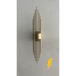 gaziantepavize Mercan Eskitme Metal Elektrikli Aplik Günışığı Ledli Modern Duvar Lambası(Pilli Değildir) - Tek Adet