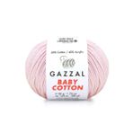 Gazzal 3411 Açık Pembe Baby Cotton El Örgü İpi