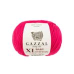 Gazzal 3415 Baby Cotton Xl El Örgü İpi Fuşya