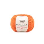 Gazzal 3419 Turuncu Baby Cotton 25 El Örgü İpi