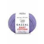 Gazzal 3420 Lila Baby Cotton El Örgü Ipi