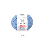 Gazzal 3423 Açık Mavi Baby Cotton El Örgü Ipi