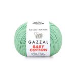 Gazzal 3425 Su Yeşili Baby Cotton El Örgü Ipi