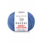 Gazzal 3431 Koyu Mavi Baby Cotton El Örgü İpi