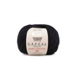 Gazzal 3433 Siyah Baby Cotton 25 El Örgü İpi