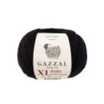 Gazzal 3433 Siyah Baby Cotton Xl El Örgü Ipi