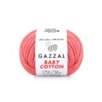 Gazzal 3435 Pembe Baby Cotton 25 El Örgü İpi