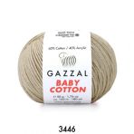 Gazzal 3446 50 gr Baby Cotton El Örgü İpi