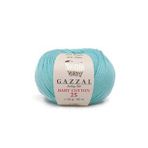 Gazzal 3452 Turkuaz Baby Cotton 25 El Örgü İpi