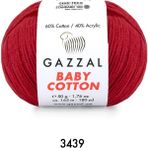 Gazzal Baby Cotton Amigurumi 50GR - Örgü Ipi - Açık Bordo