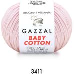 Gazzal Baby Cotton Amigurumi 50GR - Örgü Ipi - Açık Pembe