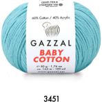 Gazzal Baby Cotton Amigurumi 50GR - Örgü Ipi - Aqua