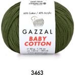 Gazzal Baby Cotton Amigurumi 50GR - Örgü Ipi - Haki Yeşili