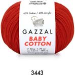 Gazzal Baby Cotton Amigurumi 50GR - Örgü Ipi - Kırmızı / Medium